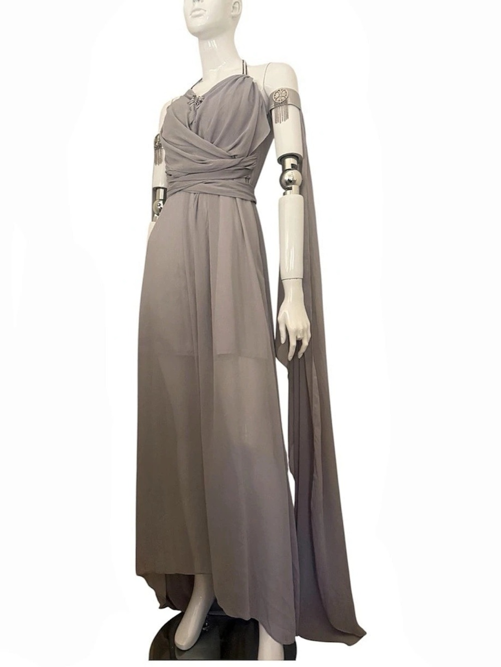 Daenerys Targaryen Grey Cosplay Dress Maxi Gown - Costume NWOT